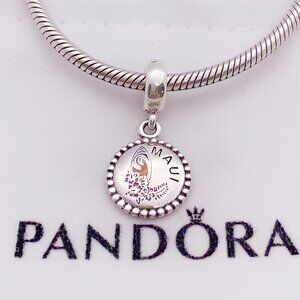 Pandora MAUI Beach Dangle Charm Travel Gift Pendant Sterling Silver